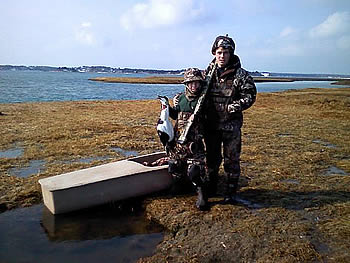 Petes first eider duck of the season